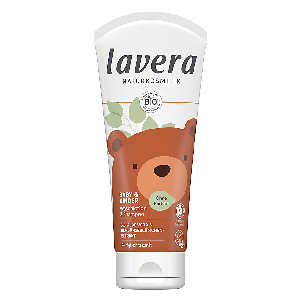 Massage aardbeving De neiging hebben Lavera Baby & Kinder Sensitiv Waslotion & Shampoo