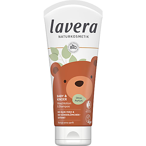 Lavera Baby & Kinder Sensitiv Waslotion & Shampoo