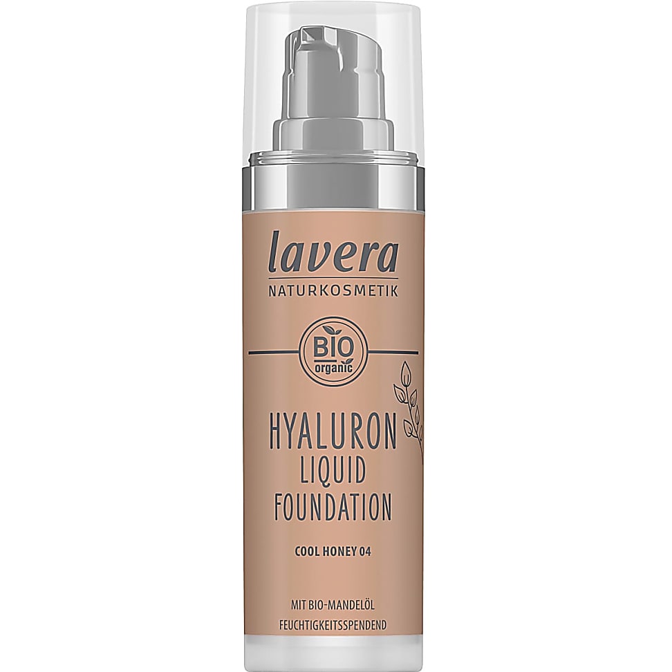 Image of Lavera Hyaluron Liquid Foundation Cool Honey Honey Beige