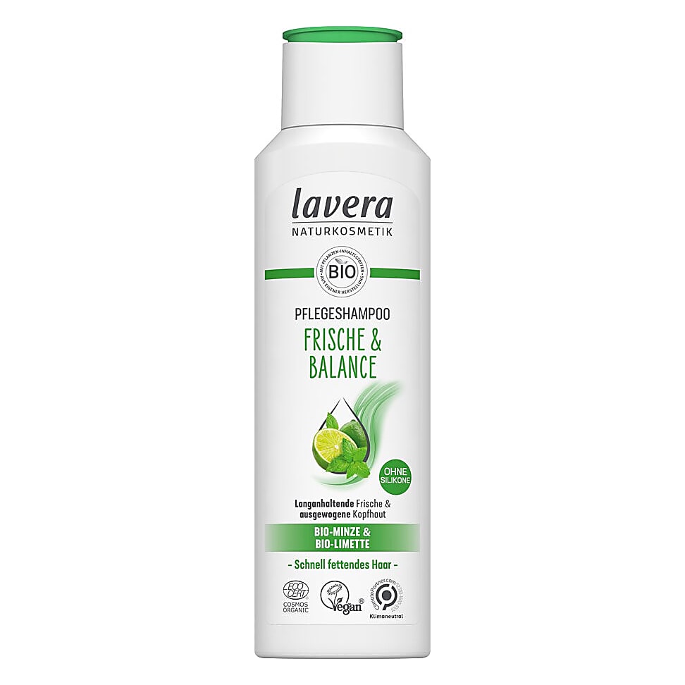 Image of Lavera Freshness & Balance Shampoo vet haar