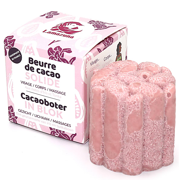 Lamazuna Cacaoboter Zeepblok - Iris en Tonkaboon