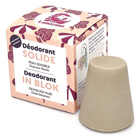 Lamazuna Deodorant Blok - Zoete Bloemen