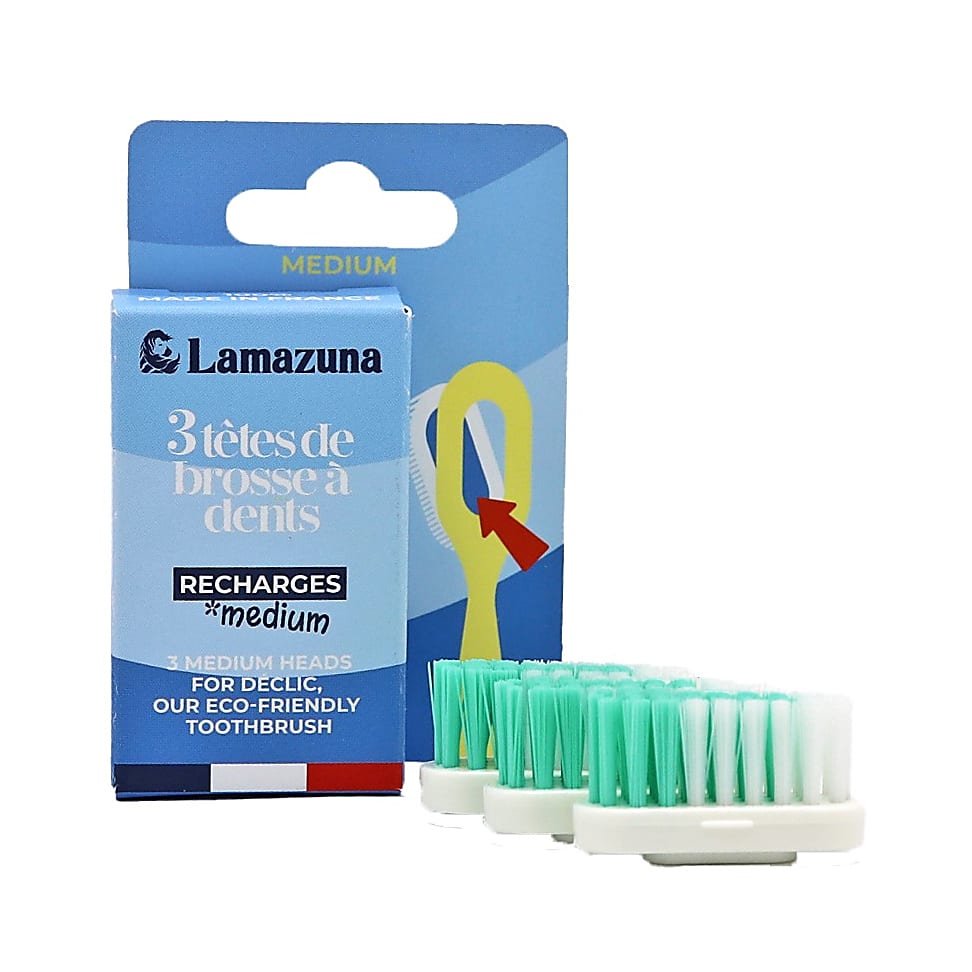 Image of Lamazuna Vervangkop Tandenborstel Medium & Soft Medium