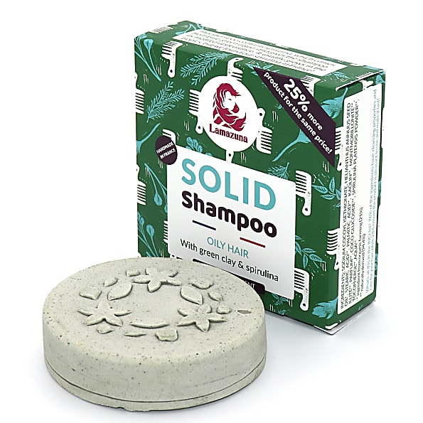 Image of Lamazuna Shampoo Blok - Spirulina & Groene Klei