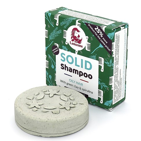 Lamazuna Shampoo Blok - Spirulina & Groene Klei