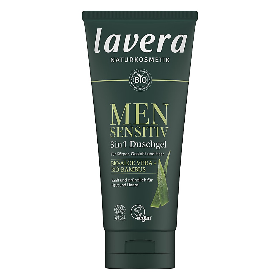 Image of Lavera Men Sensitiv 3 in 1 Douche-Shampoo