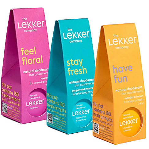 The Lekker Company Zoete Deodorant Mix Bundel