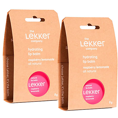 The Lekker Company Lippenbalsem Frambozen Limonade Bundel