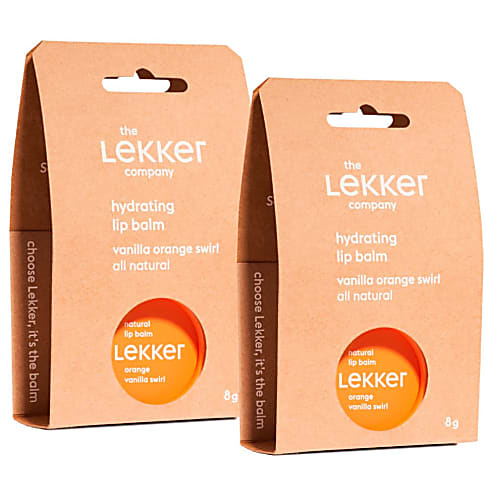 The Lekker Company Lippenbalsem Vanille Swirl Bundel