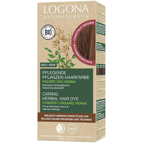 Logona Haarverf Poeder - Notenbruin Kastanje 060