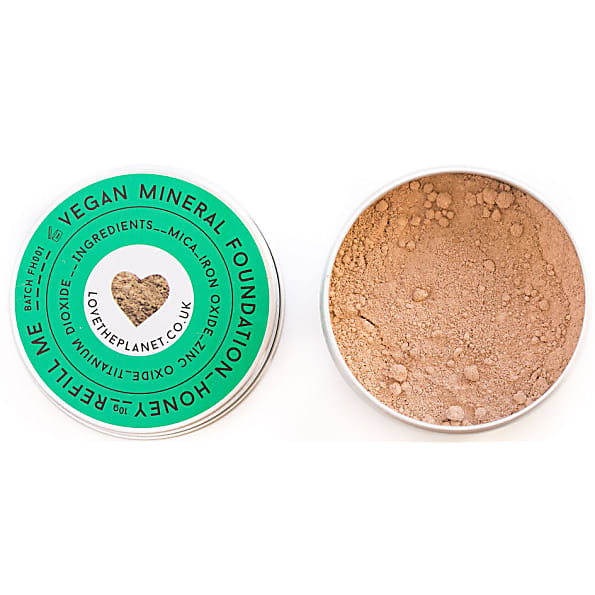 Image of Love the Planet Vegan Mineral Foundation - Honey