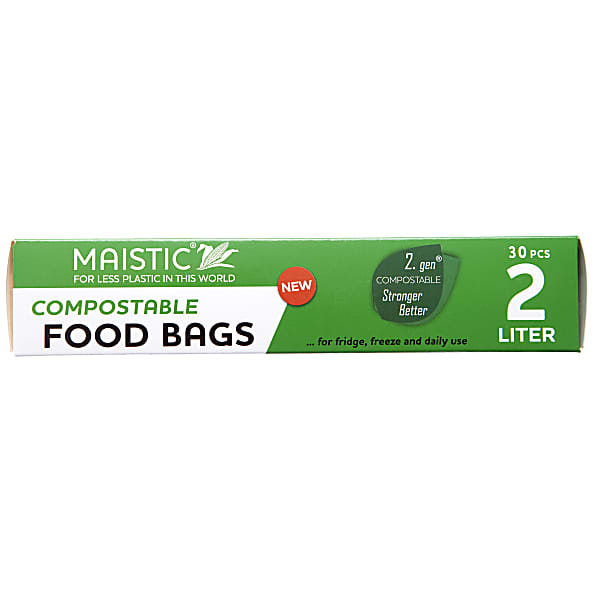 Maistic 2Gen Composteerbare Voedselzakken 2Ltr 30 maistic kopen in de aanbieding Maistic 2Gen Composteerbare Voedselzakken 2Ltr 30 maistic kopen in de aanbieding