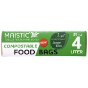 Maistic 2. Gen Composteerbare Voedselzakken 4Ltr (20)