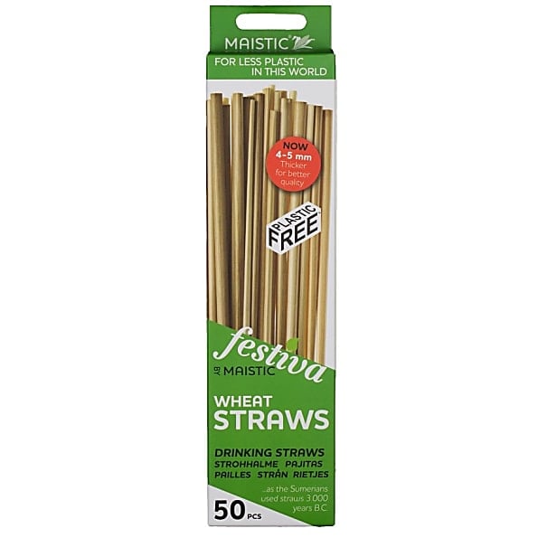 Maistic Tarwe Rietjes 50 Rietjes 5713318822251