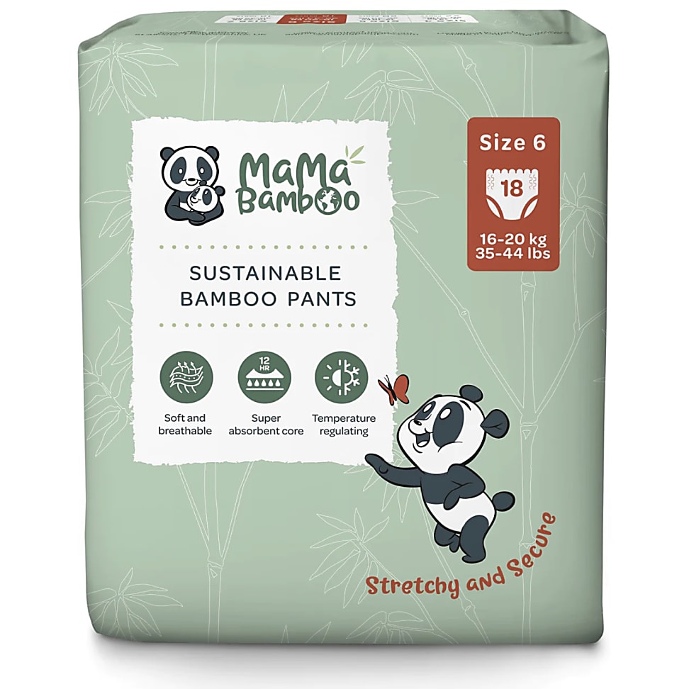 Image of Mama Bamboo Eco Luierbroekjes - XX-Large Plus - Maat 6+