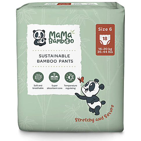 Mama Bamboo Eco Luierbroekjes -  XX-Large Plus - Maat 6+
