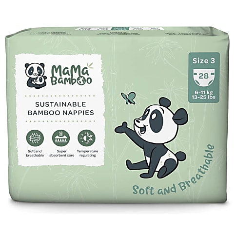 Mama Bamboo Eco Luiers - Medium - Maat 3 (28 stuks)