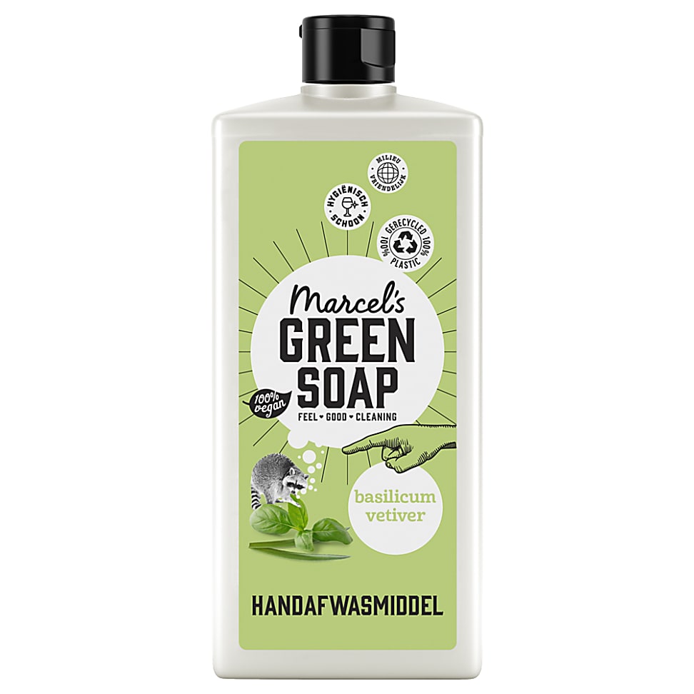 Marcel S Green Soap Marcels Afwasmiddel Basilicum Vetiver Gras marcel s green soap kopen in de aanbieding