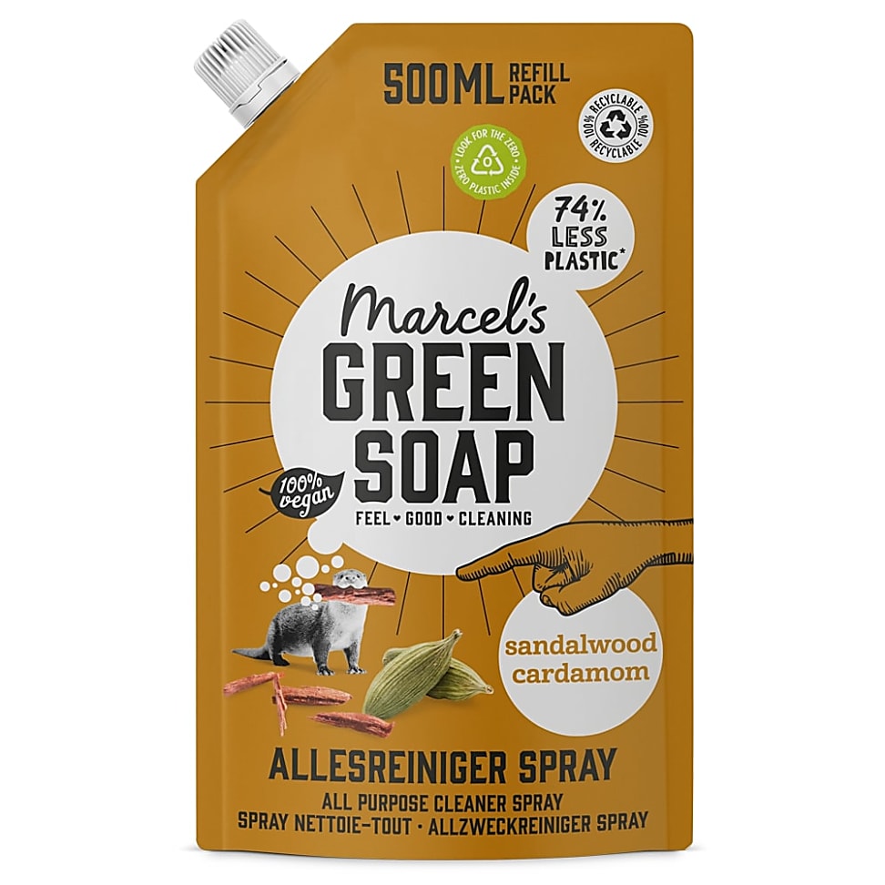 Marcel s Green Soap Marcel's Green Soap Allesreiniger Spray Sandelhout & Kardemom Refill