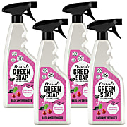 Marcel's Green Soap Badkamerreiniger Spray Patchouli & Cranberry Multipack x4