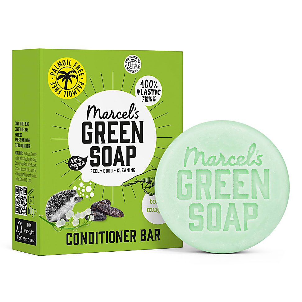 Big Green Smile Marcel's Green Soap Conditioner Bar Tonka & Muguet aanbieding