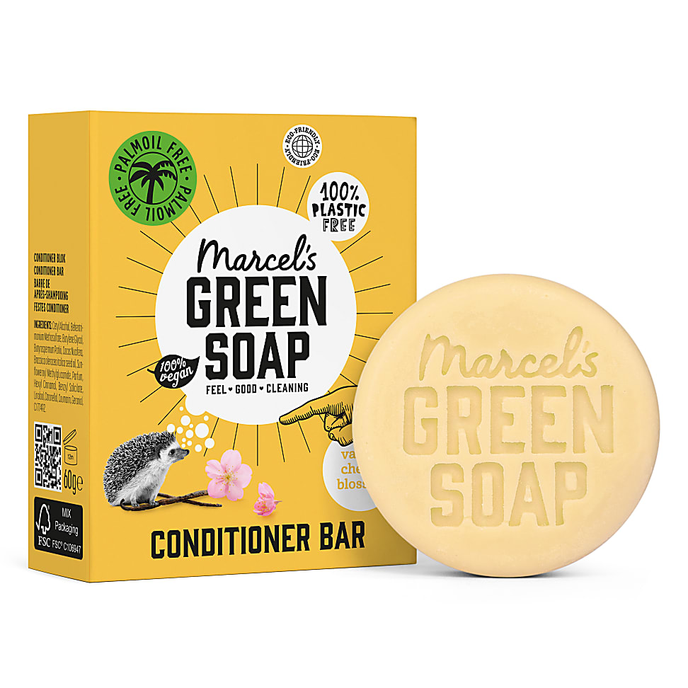 Image of Marcel's Green Soap Conditioner Bar Vanille & Kersenbloesem
