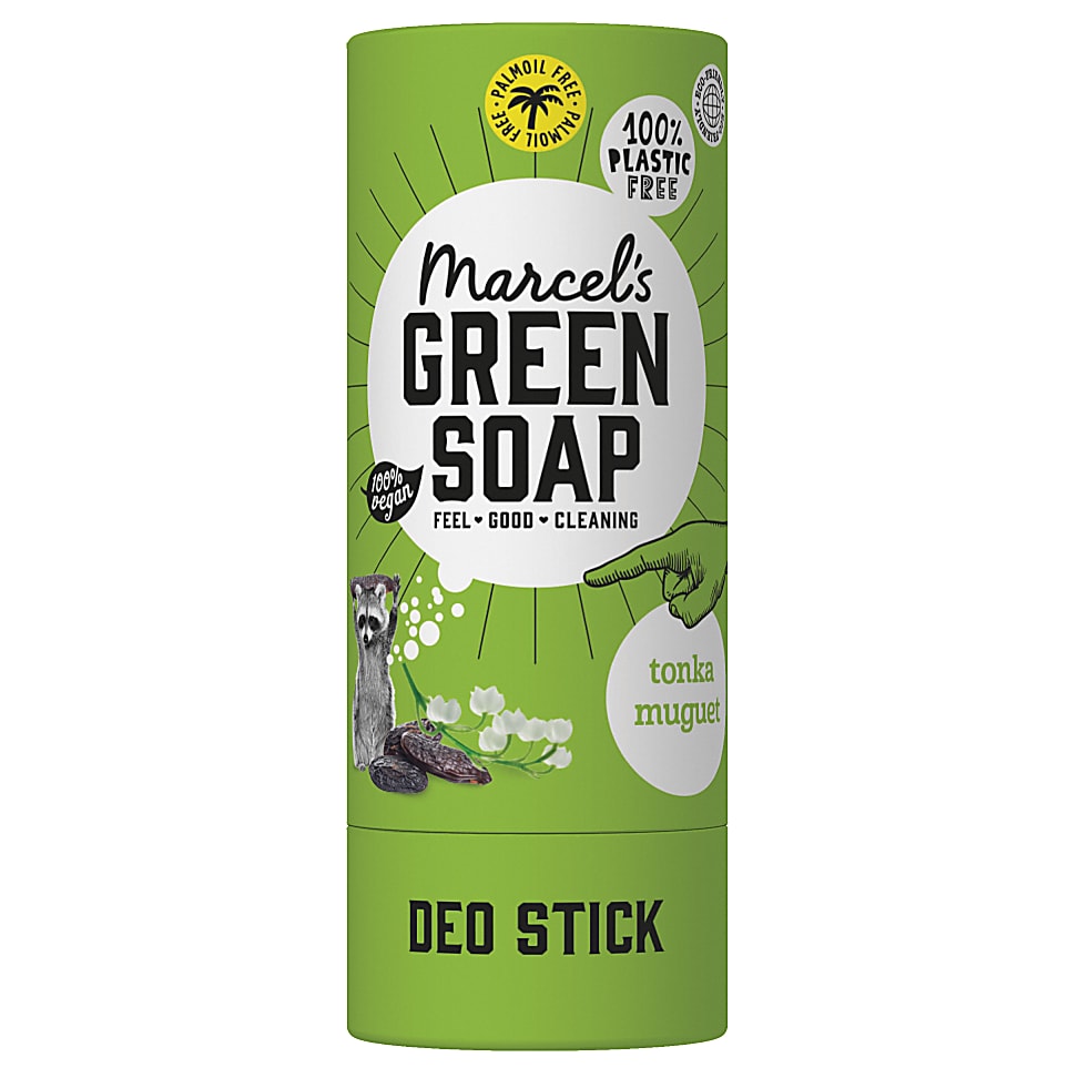 Big Green Smile Marcel's Green Soap Deodorant Tonka & Muguet aanbieding