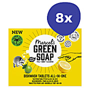 Marcel's Green Soap Vaatwastabletten all-in-one (8x 25 tabletten)