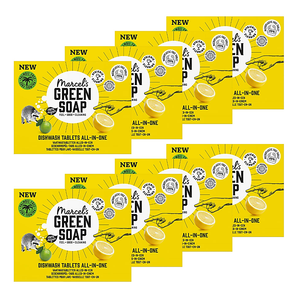 Image of Marcel's Green Soap Vaatwastabletten all-in-one 8x 25 tabletten