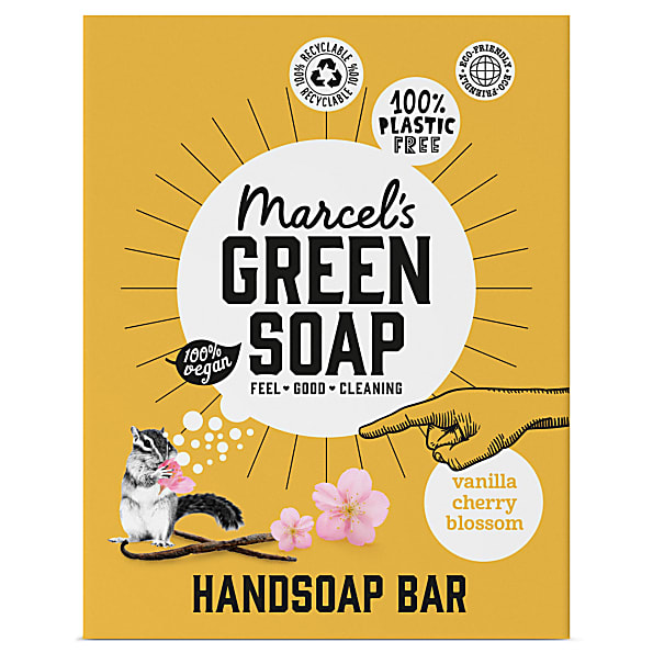 Image of Marcel's Green Soap Handzeep Bar Vanille & Kersenbloesem