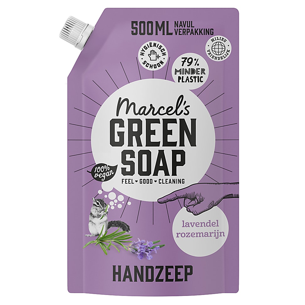 Image of Marcel's Green Soap Handzeep Lavendel & Rozemarijn Stazak 500ml