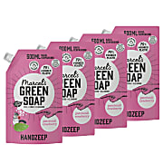 Marcel's Green Soap Handzeep Patchouli & Cranberry Stazak Multipack x4