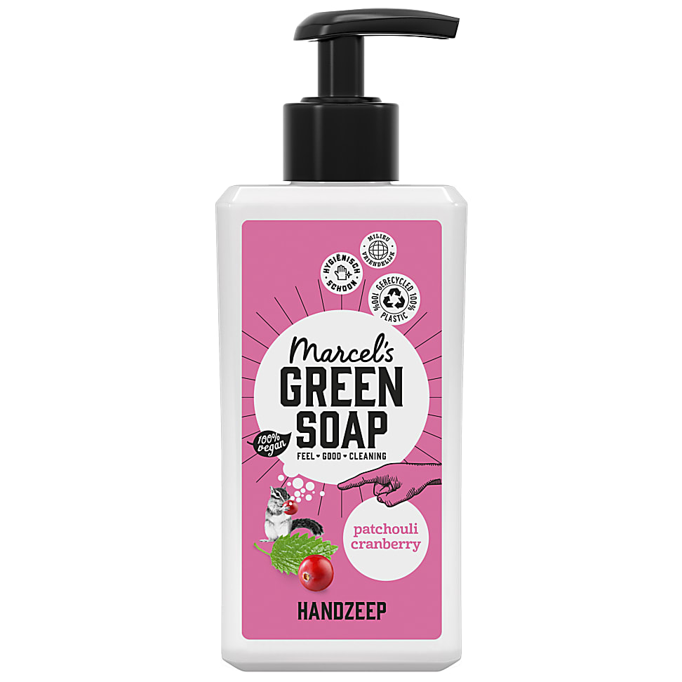 Image of Marcel's Green Soap Handzeep Patchouli & Cranberry