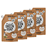 Marcel's Green Soap Handzeep Sandelhout & Kardemom Stazak Multipack x4