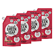 Marcel's Green Soap Handzeep Argan & Oudh Refill Stazak Multipack x4