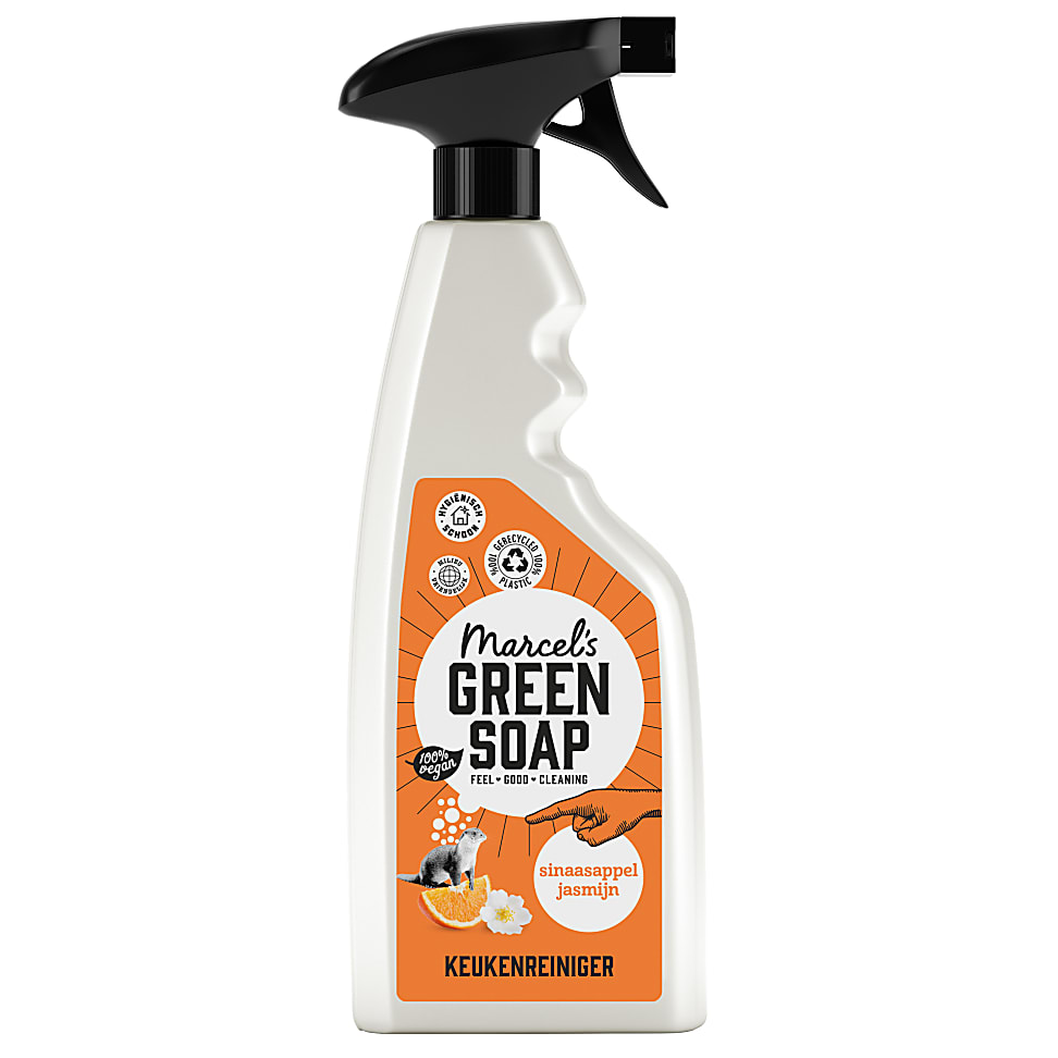 Big Green Smile Marcel's Green Soap Keukenreiniger Spray Sinaasappel & Jasmijn 500ml aanbieding