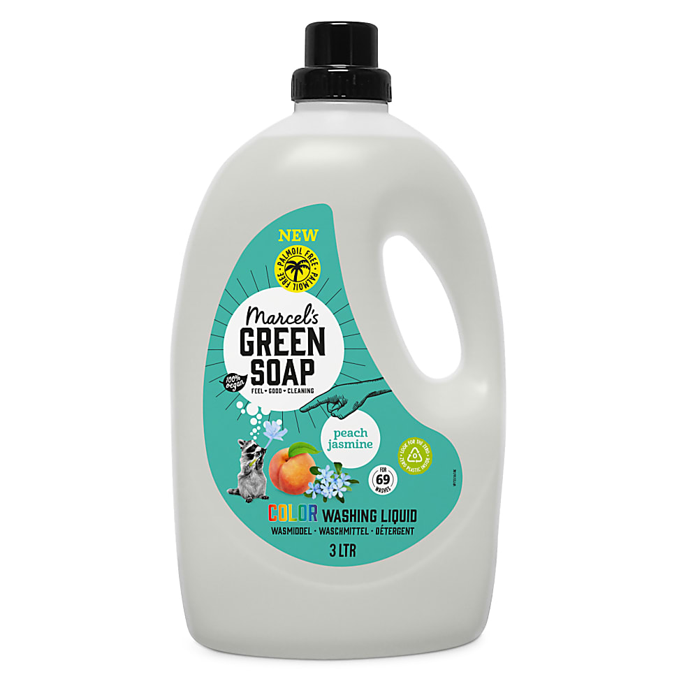 Big Green Smile Marcel's Green Soap Wasmiddel Perzik & Jasmijn 3L aanbieding