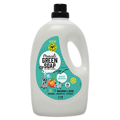 Marcel's Green Soap Wasmiddel Perzik & Jasmijn 3L