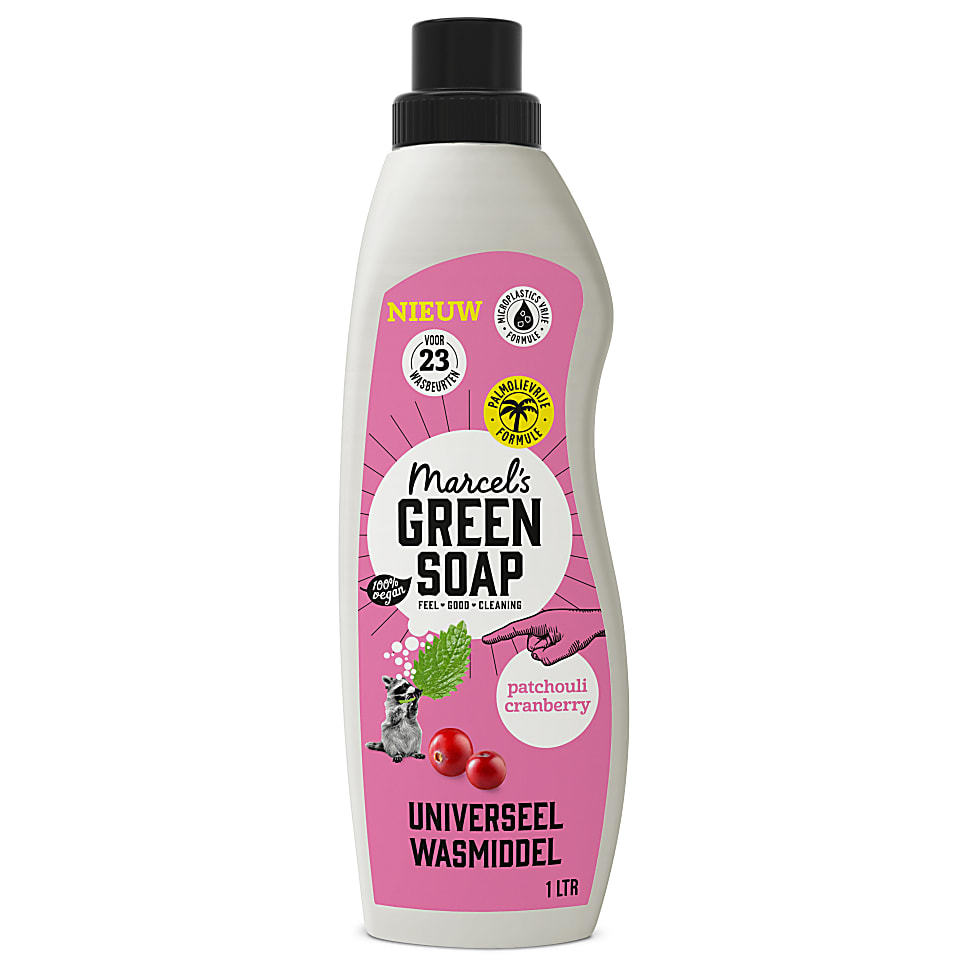 Big Green Smile Marcel's Green Soap Wasmiddel Patchouli & Cranberry aanbieding