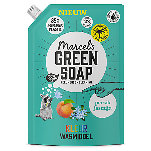 Marcel's Green Soap Kleur Wasmiddel Stazak Perzik & Jasmijn