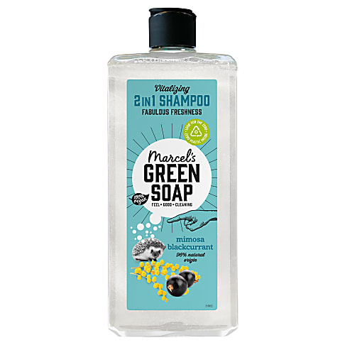 Marcel's Green Soap Shampoo 2in1 Mimosa & Blackcurrant  300ML