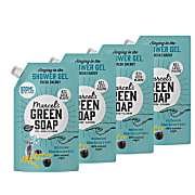 Marcel's Green Soap Douchegel Navul Stazak Mimosa & Zwarte Bes Multipack x4