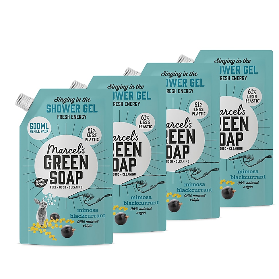 Image of Marcel's Green Soap Douchegel Navul Stazak Mimosa & Zwarte Bes Mult...