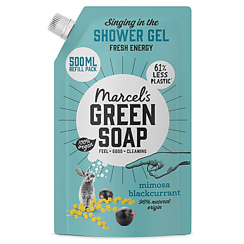 Marcel's Green Soap Douchegel Navul Stazak Mimosa & Zwarte Bes