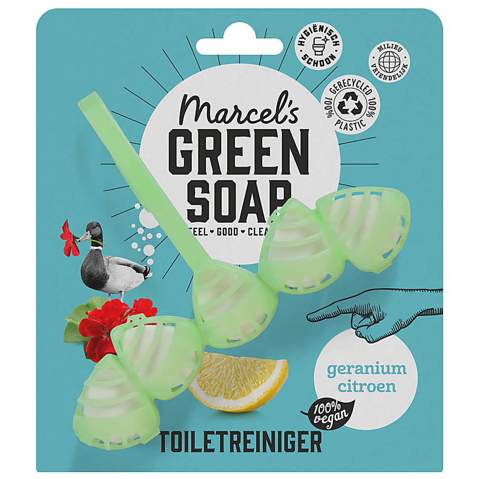 Image of Marcel's Green Soap Toilet Blok Geranium & Lemon