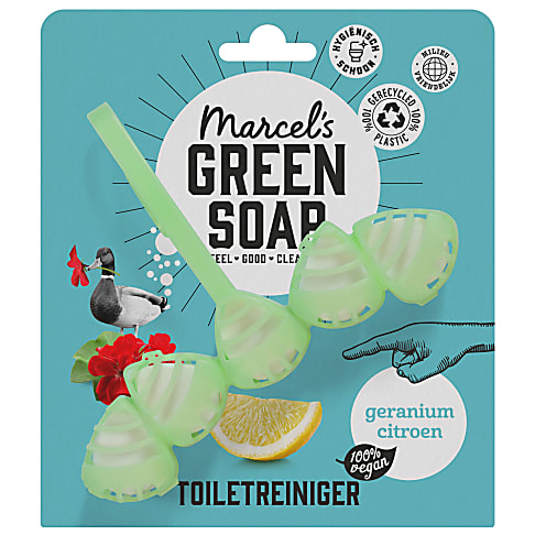 Marcel's Green Soap Toilet Blok Geranium & Lemon