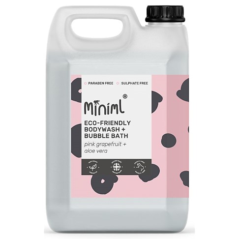 Miniml Bad & Douchegel Roze Grapefruit & Aloë Vera - 5L Refill