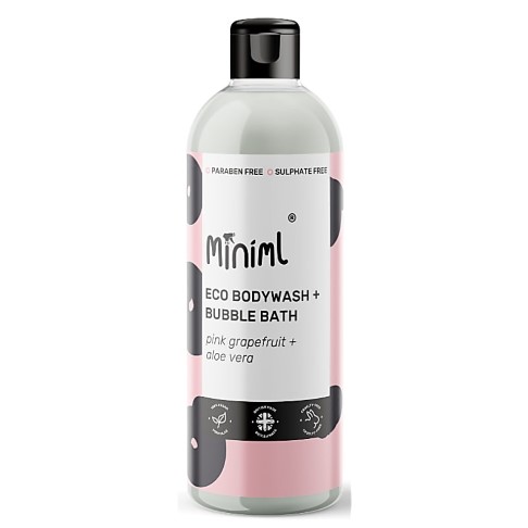 Miniml Bad & Douchegel Roze Grapefruit & Aloë Vera - 500ml