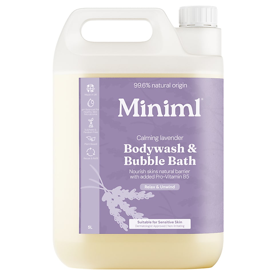 Image of Miniml Douchegel Engelse Lavendel & Kamille - 5L Refill
