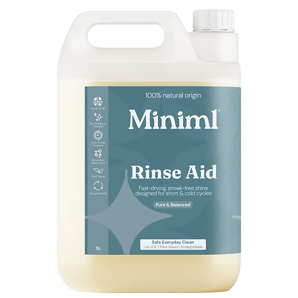 Image of Miniml Glansspoelmiddel Parfumvrij - 5L Refill